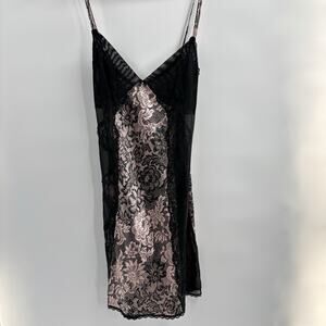 Babydoll Lace Slip dress Black Pink Python Coquette Sexy Gothic Lingerie